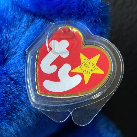 Clubby the beanie buddies collection royal blue ultra  soft excellent condition - Picture 5 of 9